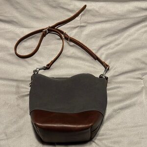 Wood & Faulk Canvas & Leather Field Bag